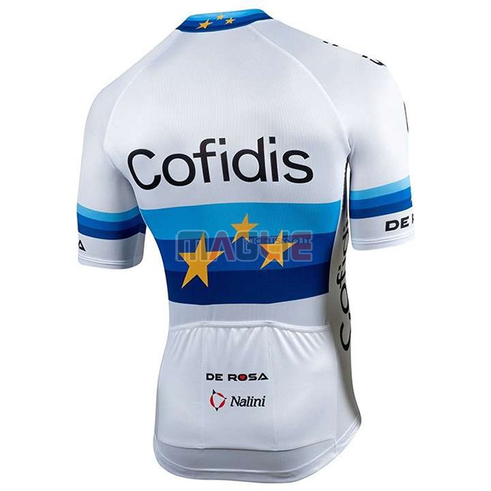 Maglia Cofidis Manica Corta 2020 Campione Europa